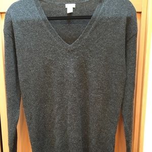 Nordstrom Cashmere Sweater, Halogen, Grey, XS